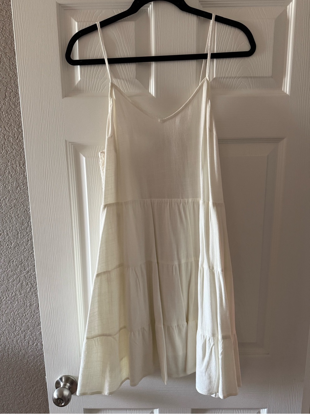Petal & Pup Cream Tiered Slip Dress